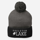Skeleton/LAKE 21 Pom-Pom Toque