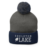 Skeleton/LAKE 21 Pom-Pom Toque