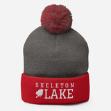 Skeleton/LAKE 21 Pom-Pom Toque