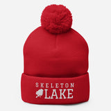 Skeleton/LAKE 21 Pom-Pom Toque
