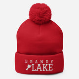Brandy/LAKE 21 Pom-Pom Toque